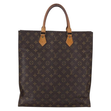 LOUIS VUITTON Monogram Sac Plat Hand Bag M51140 LV Auth ep12119 - 0