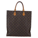 LOUIS VUITTON Monogram Sac Plat Hand Bag M51140 LV Auth ep12119-3