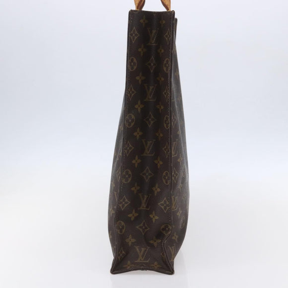LOUIS VUITTON Monogram Sac Plat Hand Bag M51140 LV Auth ep12119