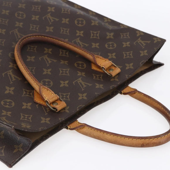 LOUIS VUITTON Monogram Sac Plat Hand Bag M51140 LV Auth ep12119