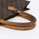 LOUIS VUITTON Monogram Sac Plat Hand Bag M51140 LV Auth ep12119-7