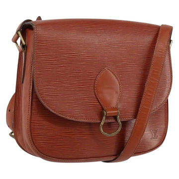 LOUIS VUITTON Epi Saint Cloud GM Shoulder Bag Brown M52193 LV Auth ep12120