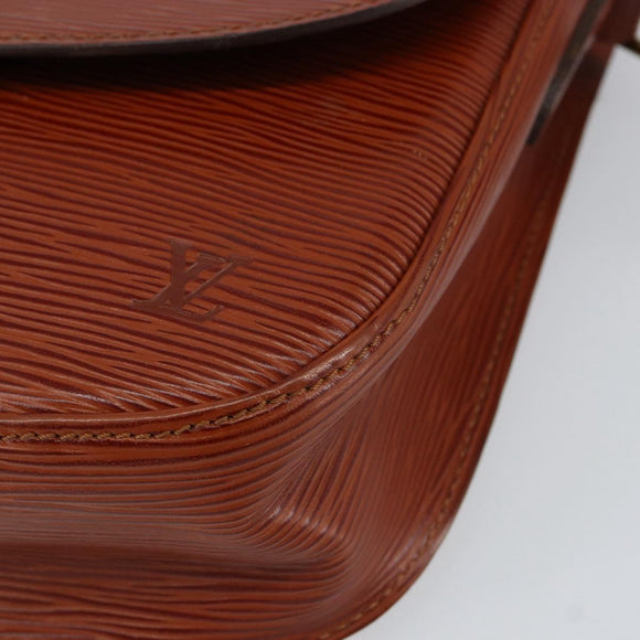 LOUIS VUITTON Epi Saint Cloud GM Shoulder Bag Brown M52193 LV Auth ep12120