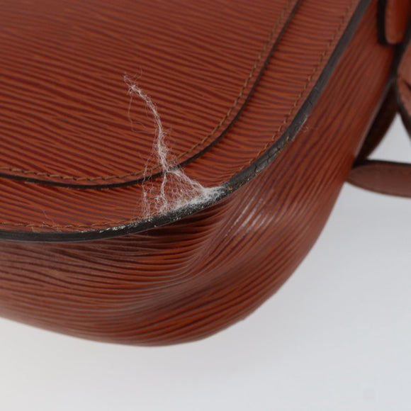 LOUIS VUITTON Epi Saint Cloud GM Shoulder Bag Brown M52193 LV Auth ep12120