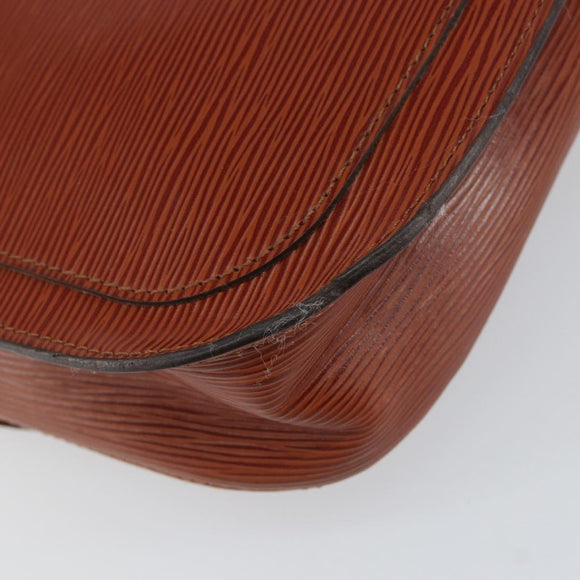 LOUIS VUITTON Epi Saint Cloud GM Shoulder Bag Brown M52193 LV Auth ep12120