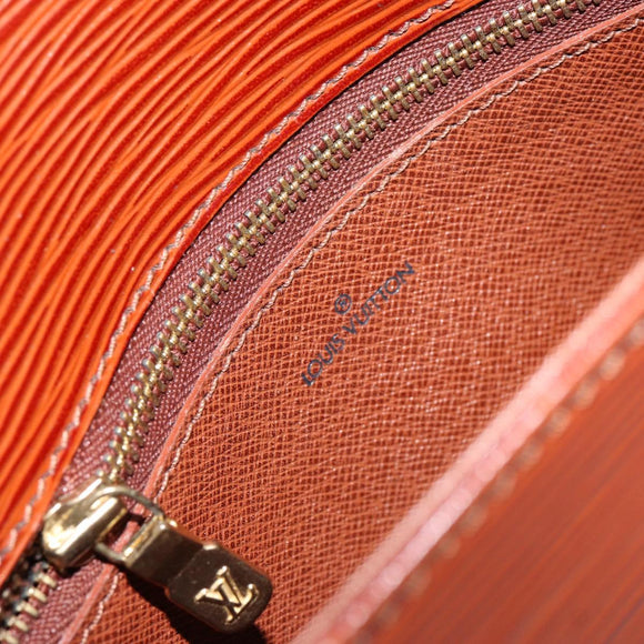 LOUIS VUITTON Epi Saint Cloud GM Shoulder Bag Brown M52193 LV Auth ep12120
