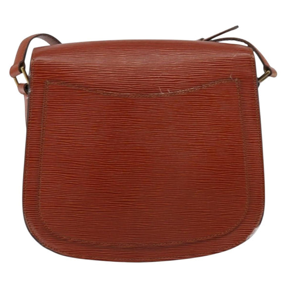 LOUIS VUITTON Epi Saint Cloud GM Shoulder Bag Brown M52193 LV Auth ep12120