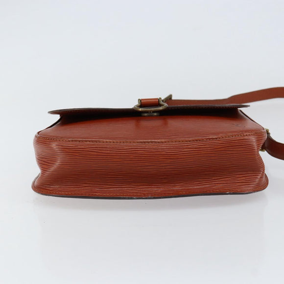 LOUIS VUITTON Epi Saint Cloud GM Shoulder Bag Brown M52193 LV Auth ep12120