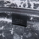 GUCCI Tote Bag Leather Black Silver 001 3033 Auth ep12121-15