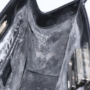 GUCCI Tote Bag Leather Black Silver 001 3033 Auth ep12121-17