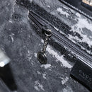 GUCCI Tote Bag Leather Black Silver 001 3033 Auth ep12121-19