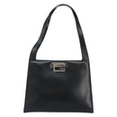 GUCCI Tote Bag Leather Black Silver 001 3033 Auth ep12121-2