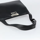 GUCCI Tote Bag Leather Black Silver 001 3033 Auth ep12121-7