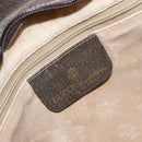 GUCCI GG Supreme Web Sherry Line Shoulder Bag PVC Beige Gold Auth ep12123-16