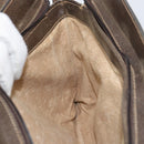 GUCCI GG Supreme Web Sherry Line Shoulder Bag PVC Beige Gold Auth ep12123-19