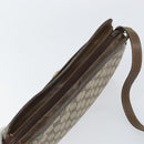 GUCCI GG Supreme Web Sherry Line Shoulder Bag PVC Beige Gold Auth ep12123-6