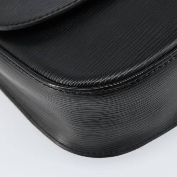 LOUIS VUITTON Epi Saint Cloud GM Shoulder Bag Black Noir M52192 LV Auth ep12124