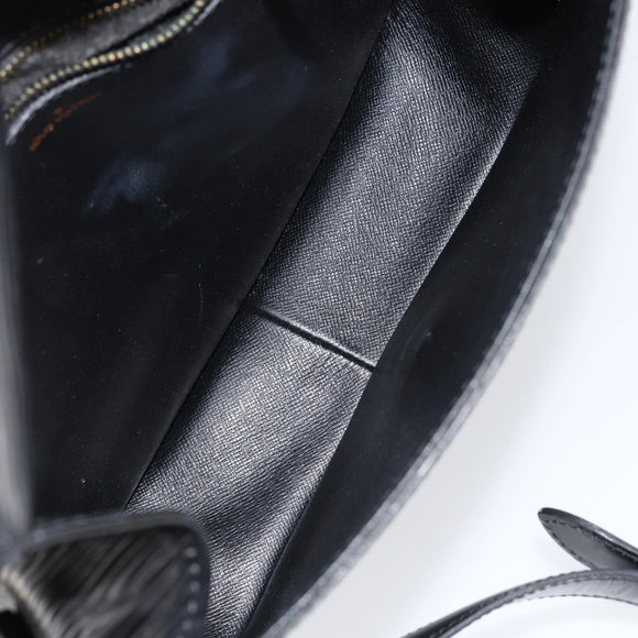 LOUIS VUITTON Epi Saint Cloud GM Shoulder Bag Black Noir M52192 LV Auth ep12124