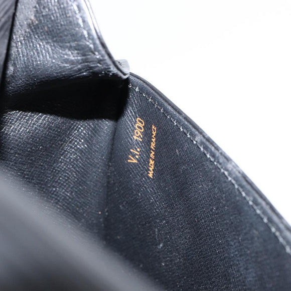 LOUIS VUITTON Epi Saint Cloud GM Shoulder Bag Black Noir M52192 LV Auth ep12124