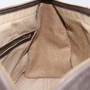 Christian Dior Trotter Canvas Boston Bag Beige Gold Auth ep12125-16