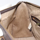 Christian Dior Trotter Canvas Boston Bag Beige Gold Auth ep12125-17