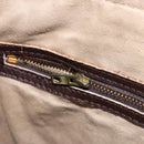 Christian Dior Trotter Canvas Boston Bag Beige Gold Auth ep12125-18