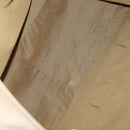 FENDI Tote Bag Leder 2-Wege Beige Gold Auth ep12126-11