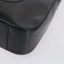 GUCCI Shoulder Bag Enamel Black Auth ep12128-10