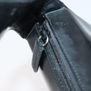 GUCCI Shoulder Bag Enamel Black Auth ep12128-14