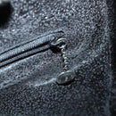 GUCCI Shoulder Bag Enamel Black Auth ep12128-19