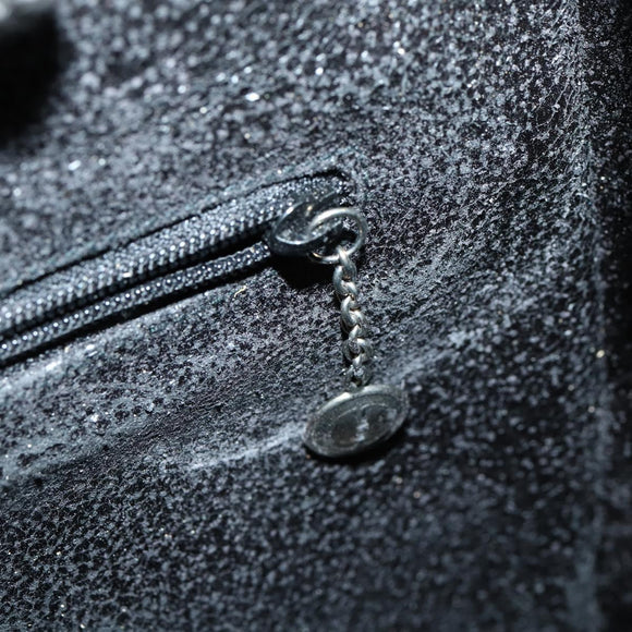 GUCCI Shoulder Bag Enamel Black Auth ep12128