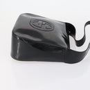 GUCCI Shoulder Bag Enamel Black Auth ep12128-4