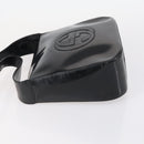 GUCCI Shoulder Bag Enamel Black Auth ep12128-5