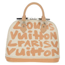 LOUIS VUITTON Monogram Graffiti Alma MM Hand Bag White M92180 LV Auth ep12131V-13