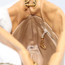 GUCCI Micro GG Supreme Chain Shoulder Bag PVC Leather Beige Gold Auth ep12132-19