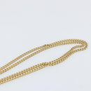 GUCCI Micro GG Supreme Chain Shoulder Bag PVC Leather Beige Gold Auth ep12132-8