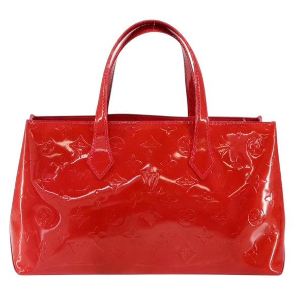 LOUIS VUITTON Monogram Vernis Wilshire PM Bag Rose Pop M93643 LV Auth ep12134