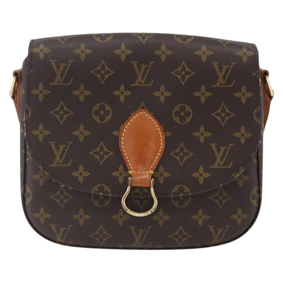 LOUIS VUITTON Monogram Saint Cloud GM Shoulder Bag M51242 LV Auth ep12136