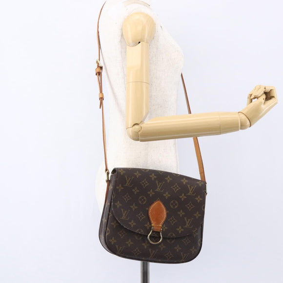 LOUIS VUITTON Monogram Saint Cloud GM Shoulder Bag M51242 LV Auth ep12136