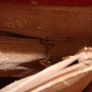 GUCCI Bamboo Hand Bag Leather Red Gold 002 0260 2615 Auth ep12137-21