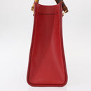 GUCCI Bamboo Hand Bag Leather Red Gold 002 0260 2615 Auth ep12137-3