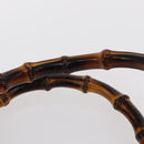 GUCCI Bamboo Hand Bag Leather Red Gold 002 0260 2615 Auth ep12137-8