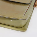 LOUIS VUITTON Monogram Vernis Motto Accessory Pouch Gris M91030 LV Auth ep12143-14