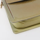 LOUIS VUITTON Monogram Vernis Motto Accessory Pouch Gris M91030 LV Auth ep12143-15