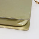 LOUIS VUITTON Monogram Vernis Motto Accessory Pouch Gris M91030 LV Auth ep12143-16