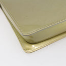 LOUIS VUITTON Monogram Vernis Motto Accessory Pouch Gris M91030 LV Auth ep12143-17