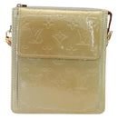 LOUIS VUITTON Monogram Vernis Motto Accessory Pouch Gris M91030 LV Auth ep12143-13