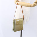 LOUIS VUITTON Monogram Vernis Motto Accessory Pouch Gris M91030 LV Auth ep12143-22