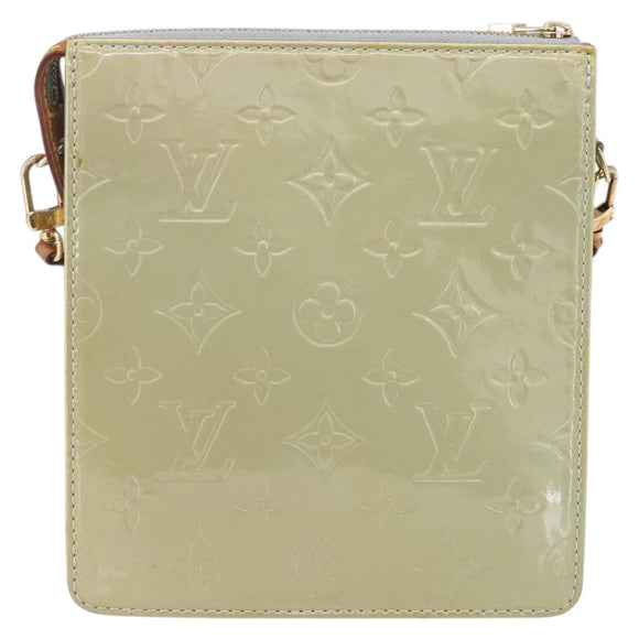 LOUIS VUITTON Monogram Vernis Motto Accessory Pouch Gris M91030 LV Auth ep12143