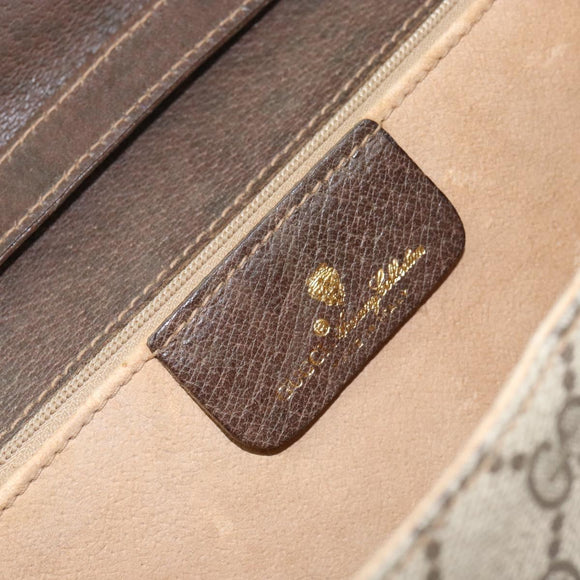 GUCCI GG Supreme Shoulder Bag PVC Beige Gold 904 02 050 Auth ep12144